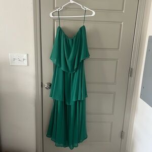 NWT Petal & Pup Green Strapless Dress
